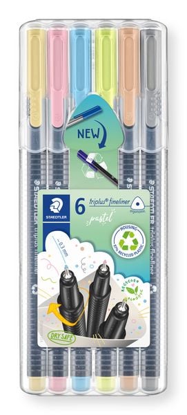 Produktbild: STAEDTLER triplus fineliner 334 Fineliner, 6er Set, 334 SB6 PA