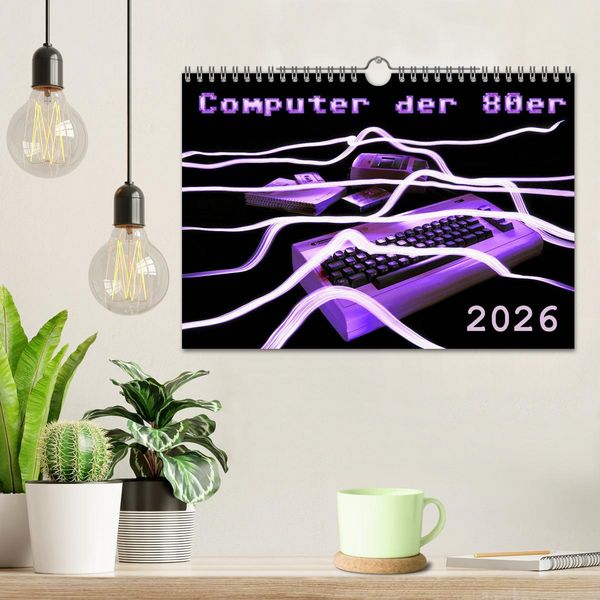 Produktbild: Computer der 80er (Wandkalender 2026 DIN A4 quer), CALVENDO Monatskalender