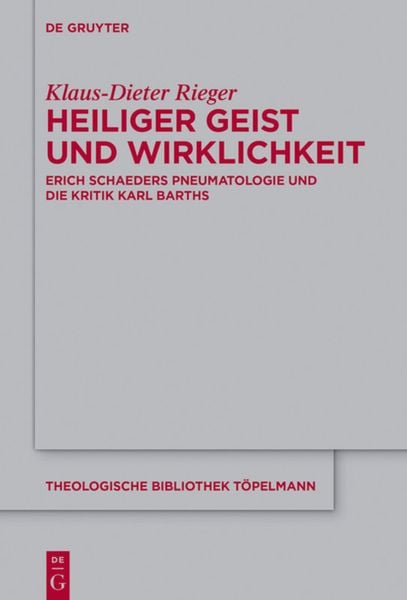 Produktbild: Heiliger Geist und Wirklichkeit