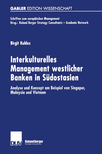 Produktbild: Interkulturelles Management westlicher Banken in S&uuml;dostasien