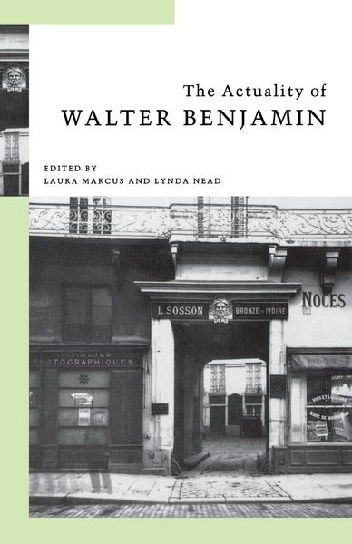Produktbild: The Actuality of Walter Benjamin