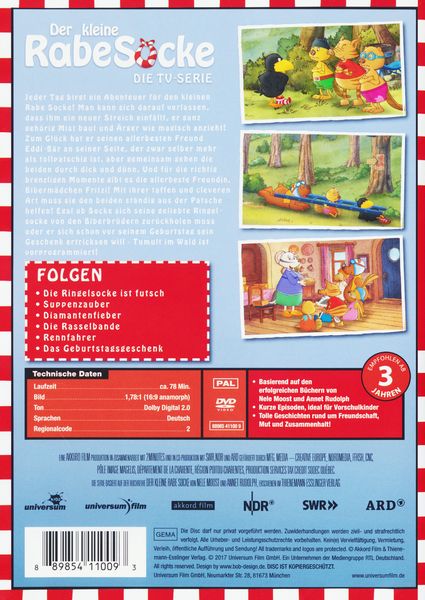 Produktbild: Der kleine Rabe Socke - Die TV-Serie 5
