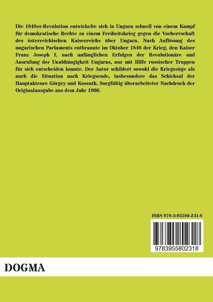 Produktbild: Die ungarische Donau-Armee 1848-49