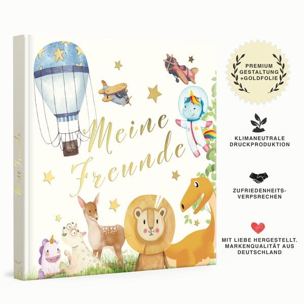 'Freundebuch MEINE FREUNDE' von 'Pia Loewe' Buch '9783968950228'