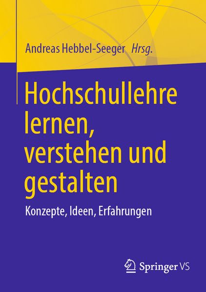 Produktbild: Hochschullehre lernen, verstehen und gestalten