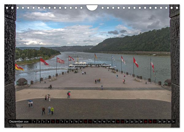 Produktbild: Die Mosel zwischen Bremm und Koblenz (Wandkalender 2026 DIN A4 quer), CALVENDO Monatskalender