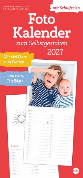 Fotokalender zum Selbstgestalten 2027