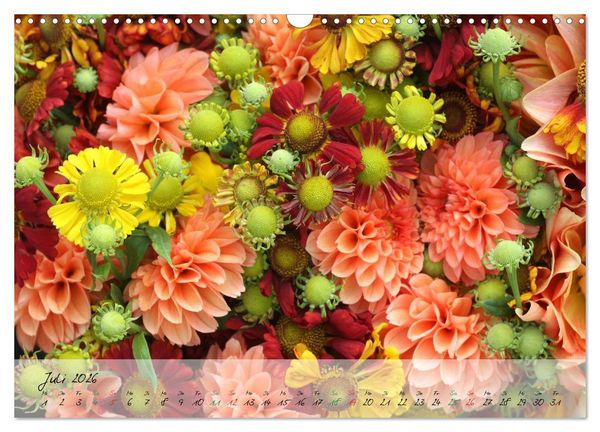 Produktbild: Bl&uuml;ten dicht an dicht (Wandkalender 2026 DIN A3 quer), CALVENDO Monatskalender