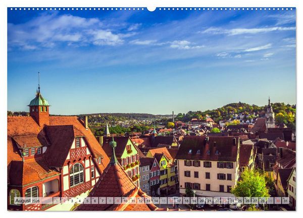 Produktbild: T&uuml;bingen - Impressionen aus der Universit&auml;tsstadt (hochwertiger Premium Wandkalender 2026 DIN A2 quer), Kunstdruck in Hochglanz