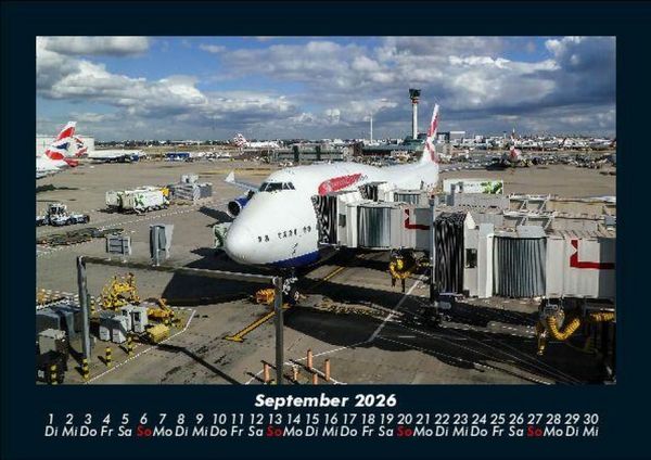 Produktbild: Flugzeuge 2026 Fotokalender DIN A5