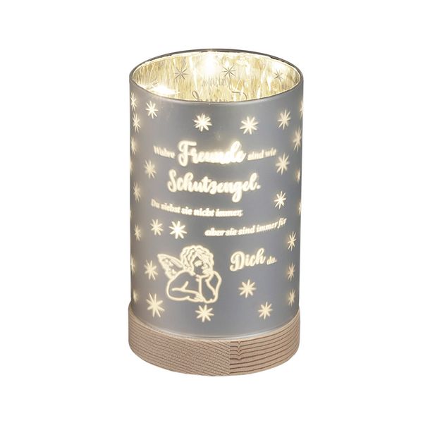 Produktbild: formano Deko-Licht 15cm Spruch + Timer Deko-Licht 15cm Spruch + Timer