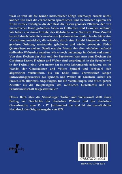 Produktbild: Die Strassburger Tucher und Weberzunft