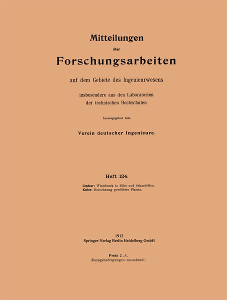 Produktbild: Winddruck in Silos und Schacht&ouml;fen. Berechnung gew&ouml;lbter Platten