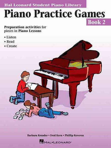 Produktbild: Piano Practice Games - Book 2 Hal Leonard Student Piano Library (Book/Online Audio)