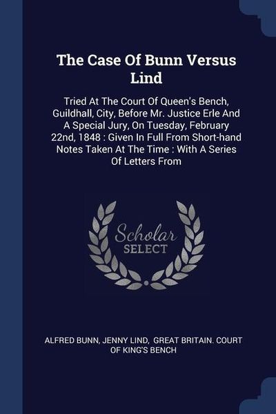 Produktbild: The Case Of Bunn Versus Lind