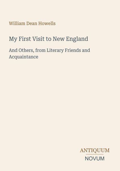 Produktbild: My First Visit to New England
