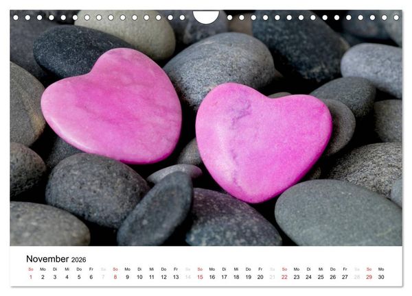 Produktbild: Mein Herz schl&auml;gt pink (Wandkalender 2026 DIN A4 quer), CALVENDO Monatskalender