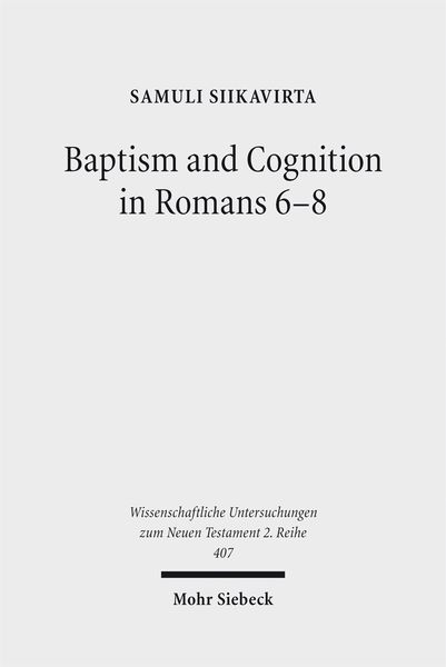 Produktbild: Baptism and Cognition in Romans 6-8