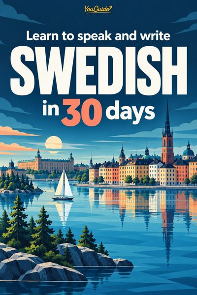 Produktbild: Learn to speak and write Swedish in 30 days