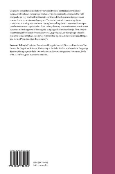 Produktbild: A Taxonomy of Cognitive Semantics
