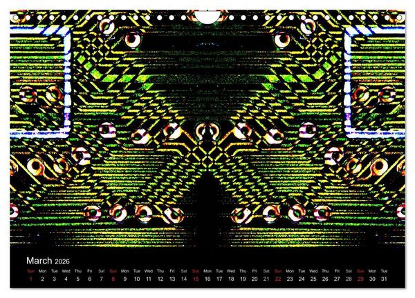 Produktbild: Computer Close Up (Wall Calendar 2026 DIN A4 landscape), CALVENDO 12 Month Wall Calendar