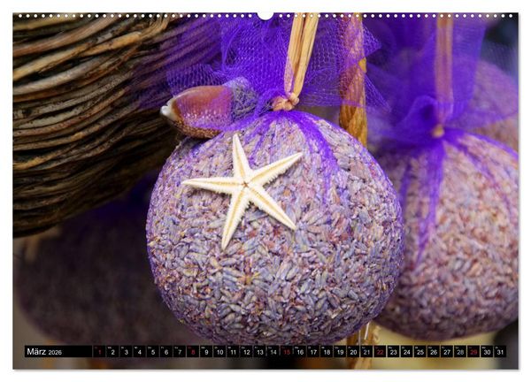 Produktbild: Lavendel (hochwertiger Premium Wandkalender 2026 DIN A2 quer), Kunstdruck in Hochglanz