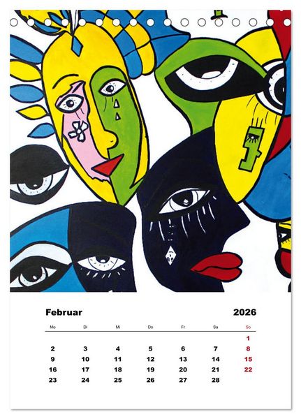 Produktbild: Pop Art - Atelier Zippo (Tischkalender 2026 DIN A5 hoch), CALVENDO Monatskalender