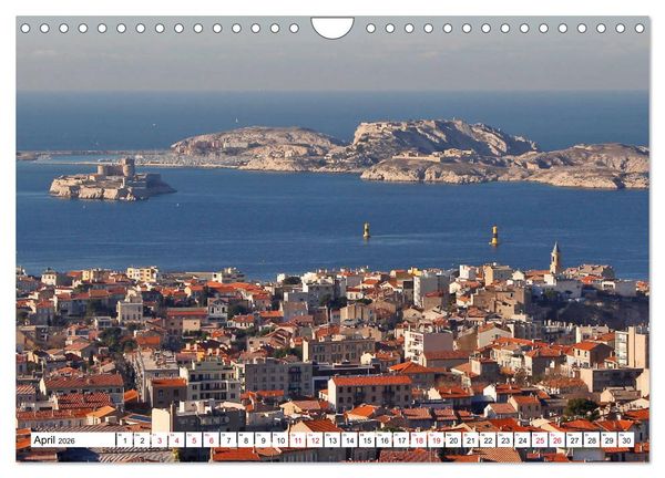 Produktbild: Marseille vom Frankfurter Taxifahrer Petrus Bodenstaff (Wandkalender 2026 DIN A4 quer), CALVENDO Monatskalender