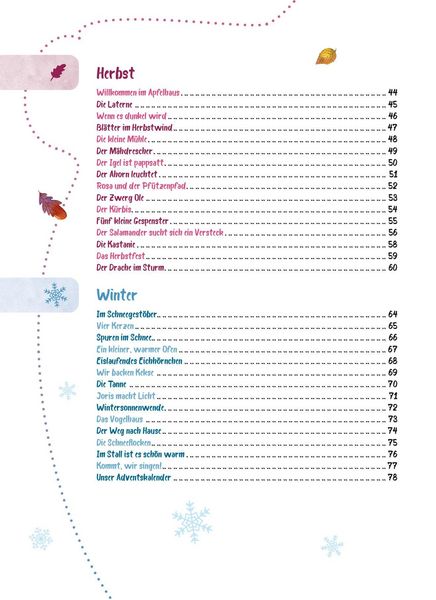 Produktbild: Das Krippen-Jahreszeitenbuch: Geschichtens&auml;ckchen