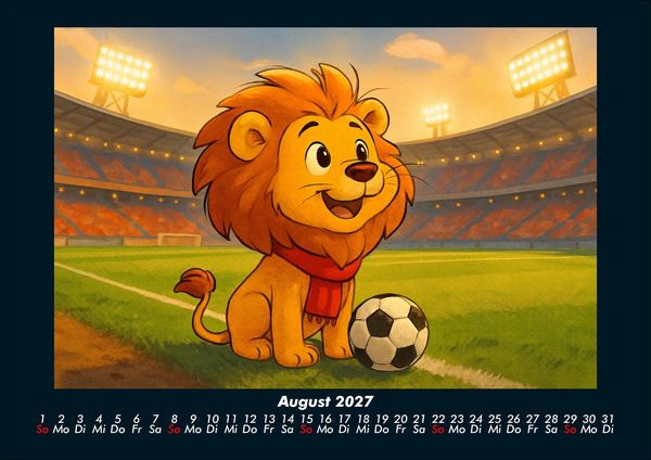 Produktbild: Buschi und das Fu&szlig;balljahr 2027 Fotokalender DIN A4