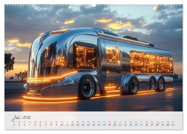 Produktbild: Giganten der Stra&szlig;e (Wandkalender 2026 DIN A2 quer), CALVENDO Monatskalender