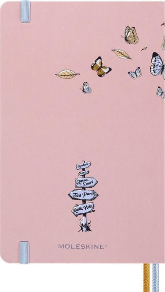 Produktbild: Moleskine Alice im Wunderland 12 Monate Wochen-Notizkalender 2027, L/A5, 1 Wo = 1 Seite, fester Einband