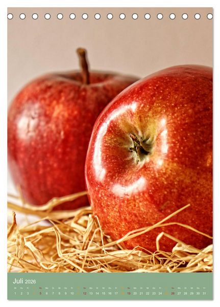 Produktbild: Nat&uuml;rliche Kost - Gesund essen 2026 (Tischkalender 2026 DIN A5 hoch), CALVENDO Monatskalender