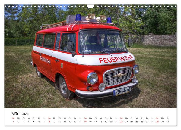 Produktbild: Feuerwehr im Bernburger Land (Wandkalender 2026 DIN A3 quer), CALVENDO Monatskalender