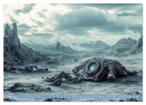 Produktbild: Science Fiction - Fremdartige V&ouml;lker und deren Spuren (hochwertiger Premium Wandkalender 2026 DIN A2 quer), Kunstdruck in Hochglanz