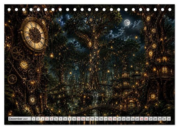 Produktbild: Traumwelten zwischen Zeit und Fantasie (Tischkalender 2027 DIN A5 quer), CALVENDO Monatskalender