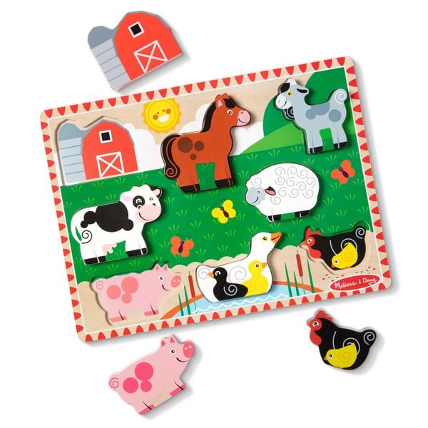 Produktbild: Bauernhof Spieltiere Puzzle