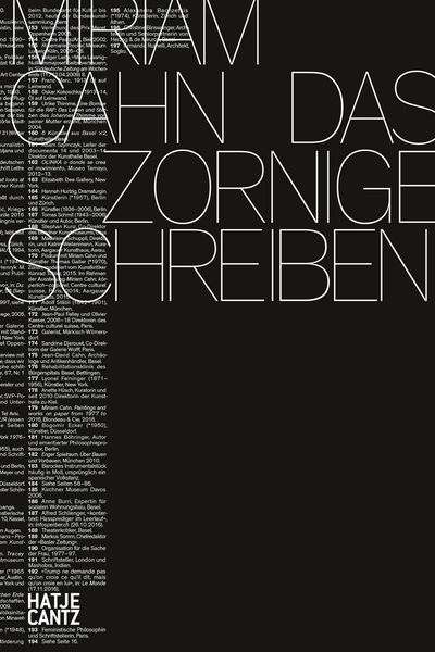 Produktbild: Miriam Cahn