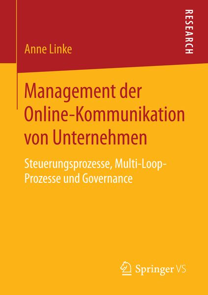 Produktbild: Management der Online-Kommunikation von Unternehmen