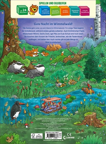 Produktbild: Willkommen im Wimmelwald - Gute Nacht!