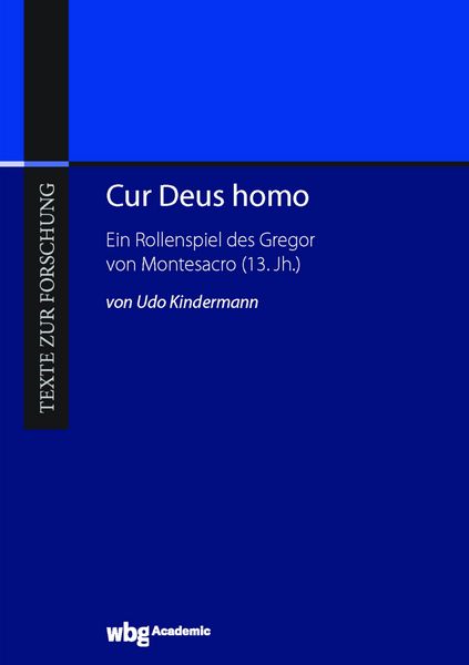 Produktbild: Cur Deus homo
