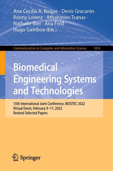 Produktbild: Biomedical Engineering Systems and Technologies