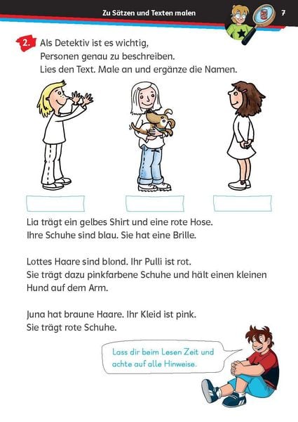 Produktbild: Die drei ??? Kids: Mein &Uuml;bungsheft Deutsch 2. Klasse - Fl&uuml;ssig lesen