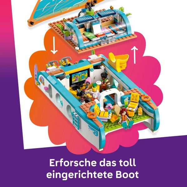 Produktbild: LEGO Friends 42664 Segelabenteuer, Spielzeug Boot mit Minifiguren