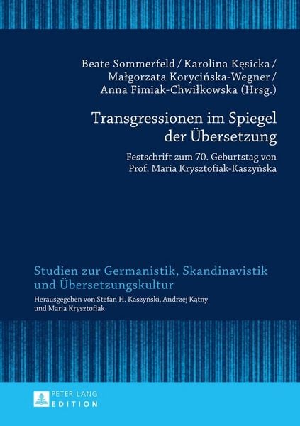 Produktbild: Transgressionen im Spiegel der &Uuml;bersetzung