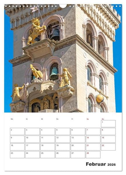 Produktbild: Messina - Reiseplaner (Wandkalender 2026 DIN A3 hoch), CALVENDO Monatskalender