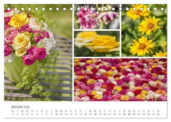 Produktbild: Ein Garten, der zum Verweilen einl&auml;dt (Tischkalender 2026 DIN A5 quer), CALVENDO Monatskalender