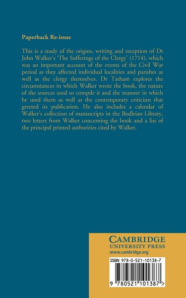 Produktbild: Dr John Walker and the Sufferings of the Clergy