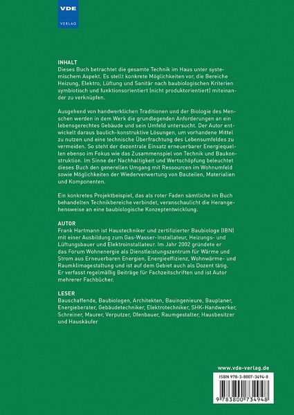 Produktbild: Baubiologische Haustechnik