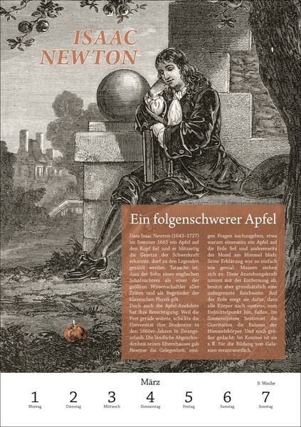 Produktbild: SPIEGEL GESCHICHTE Geistesblitze Wochen-Kulturkalender 2027 - Die gr&ouml;&szlig;ten Erfindungen und Entdeckungen der Menschheit
